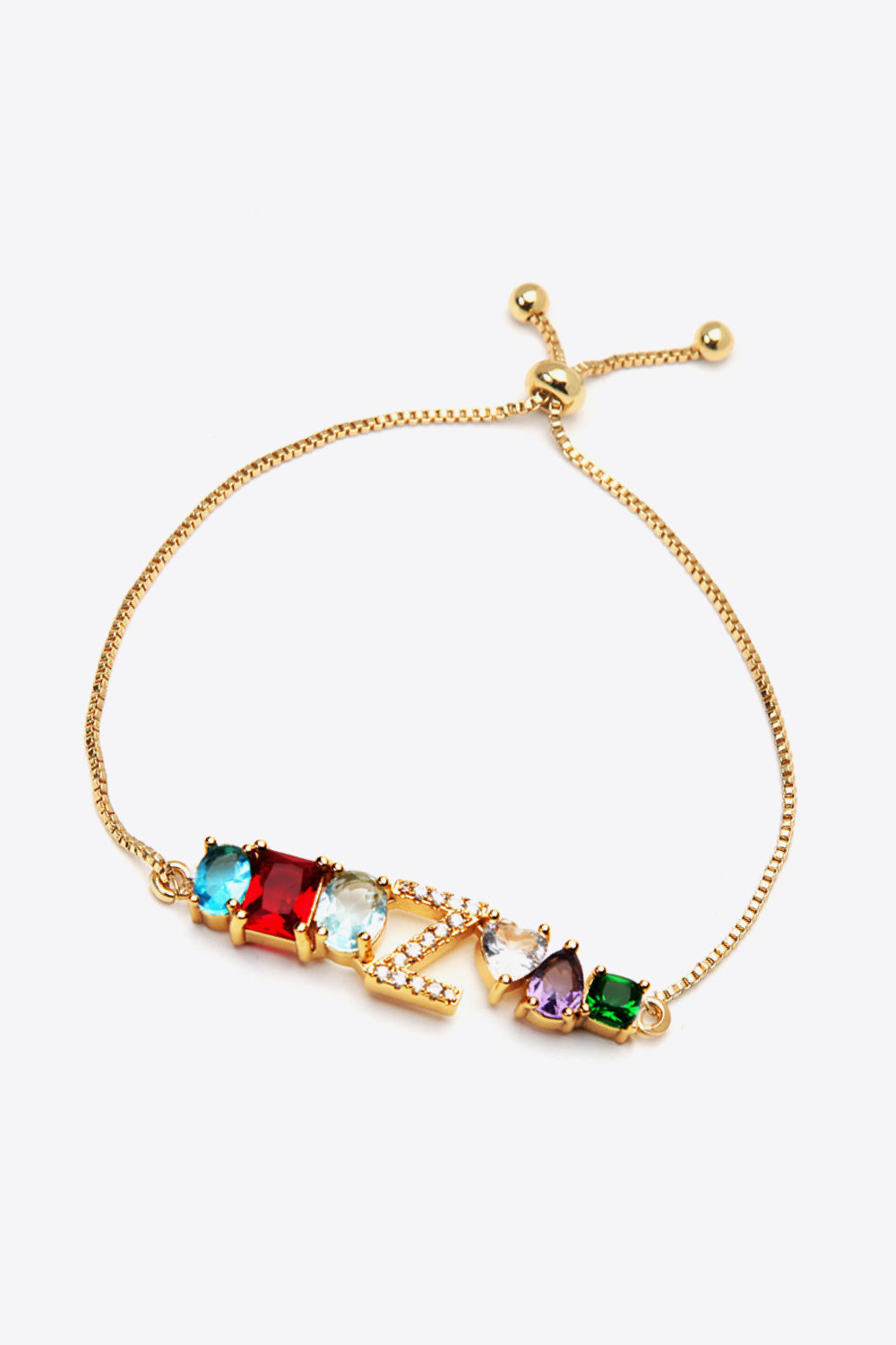 U to Z Zircon Bracelet - Women’s Jewelry - Bracelets - 17 - 2024