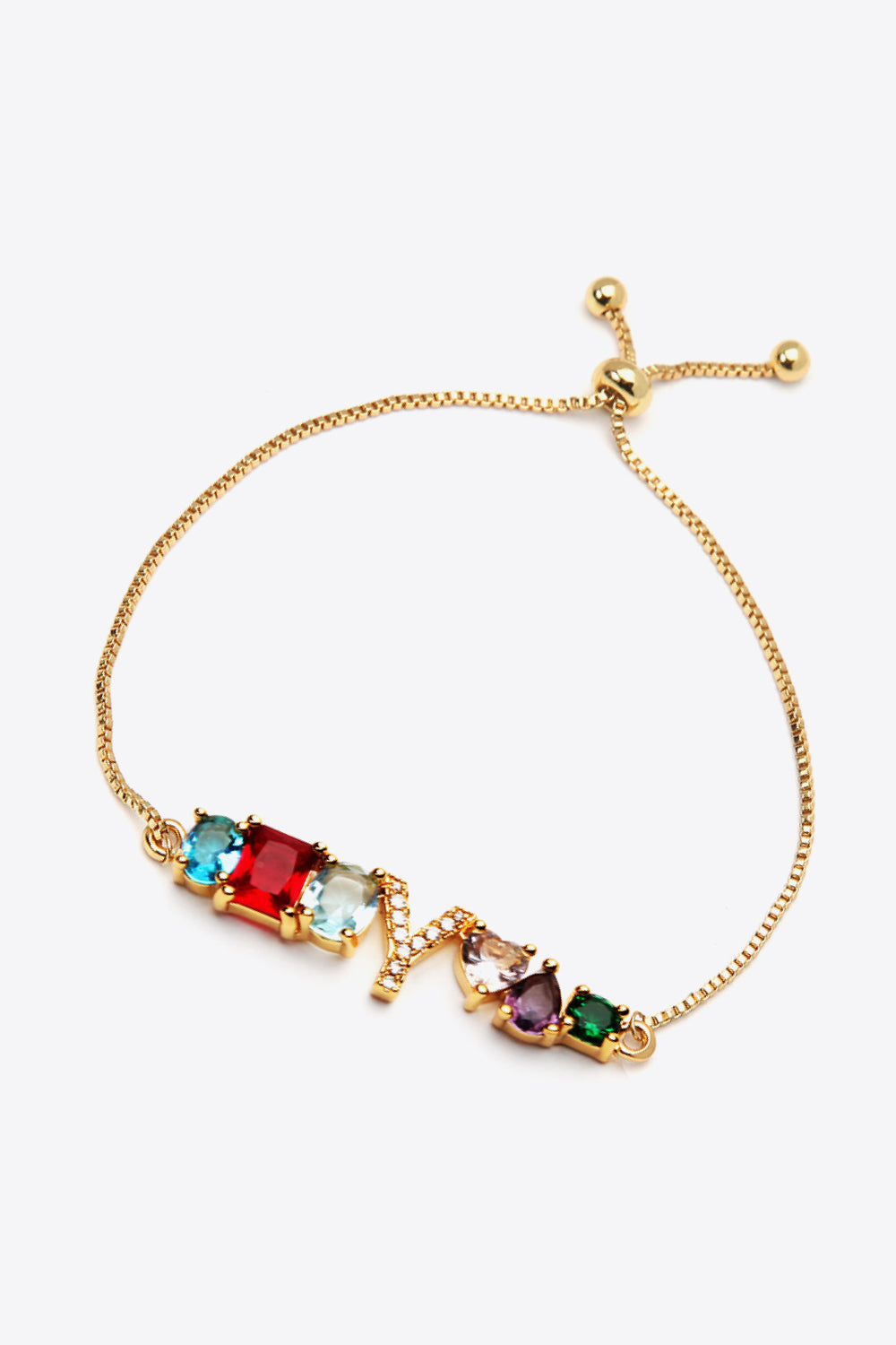 U to Z Zircon Bracelet - Women’s Jewelry - Bracelets - 14 - 2024