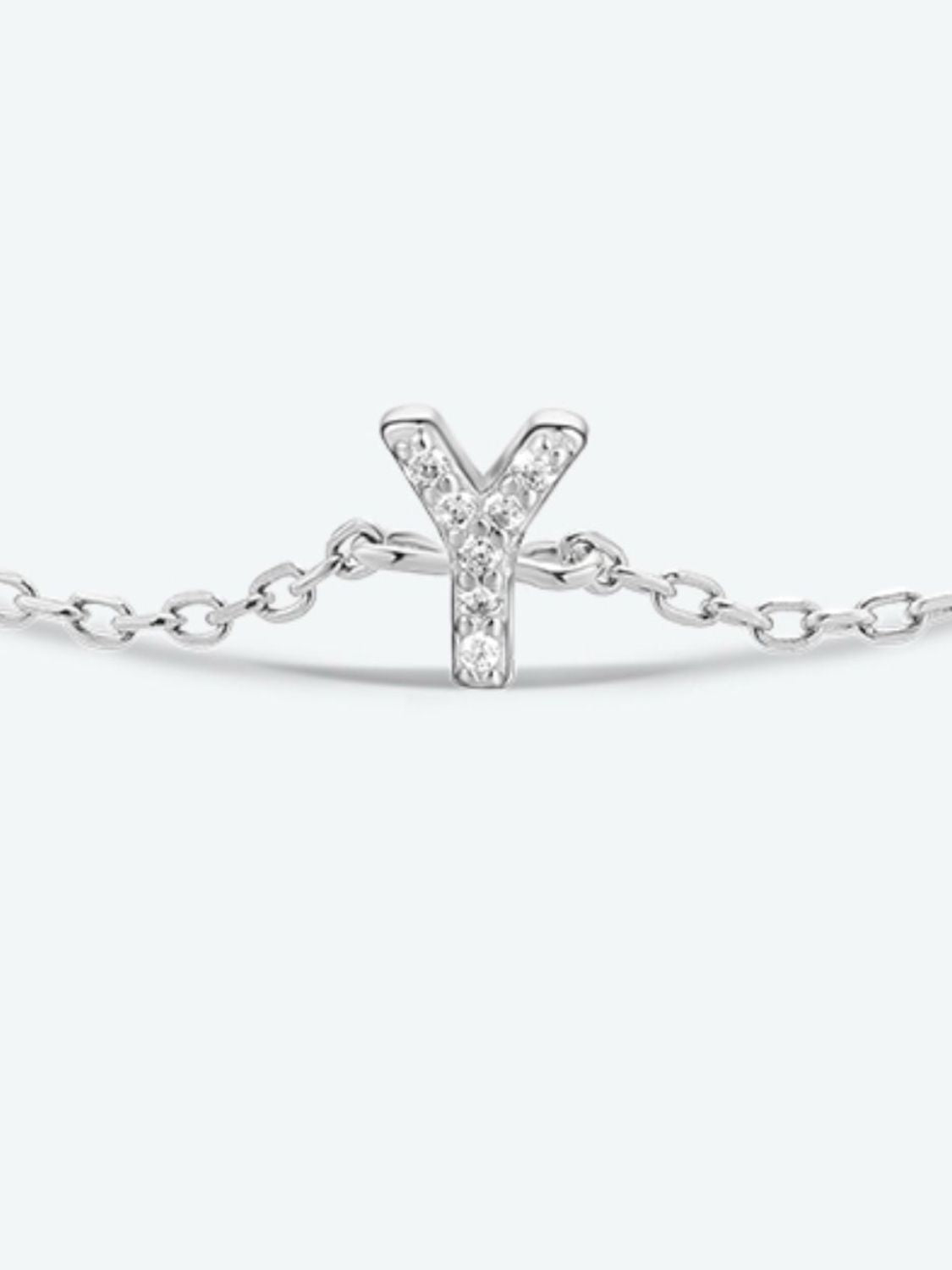 V To Z Zircon 925 Sterling Silver Bracelet - Women’s Jewelry - Bracelets - 23 - 2024