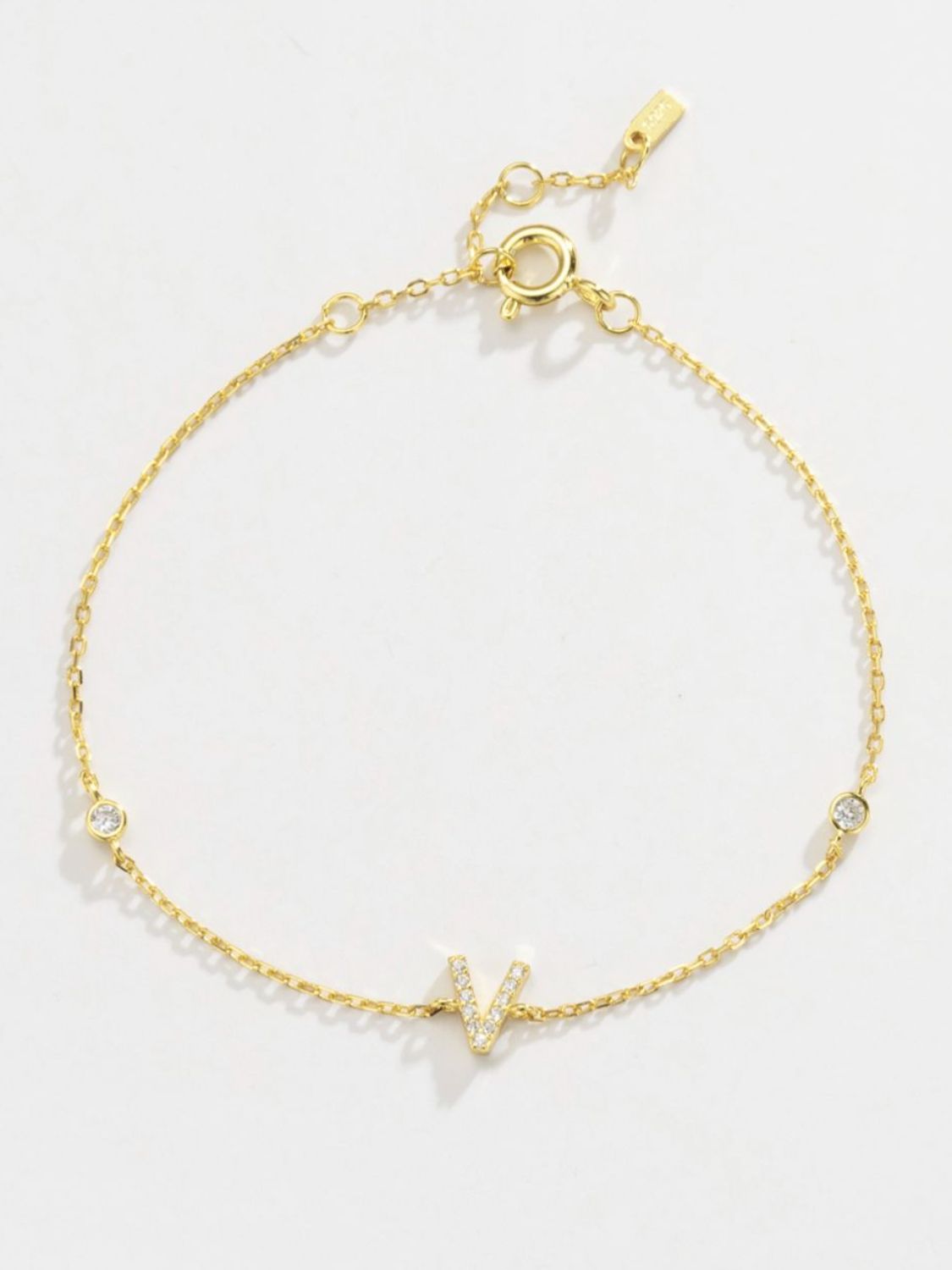 V To Z Zircon 925 Sterling Silver Bracelet - Women’s Jewelry - Bracelets - 3 - 2024