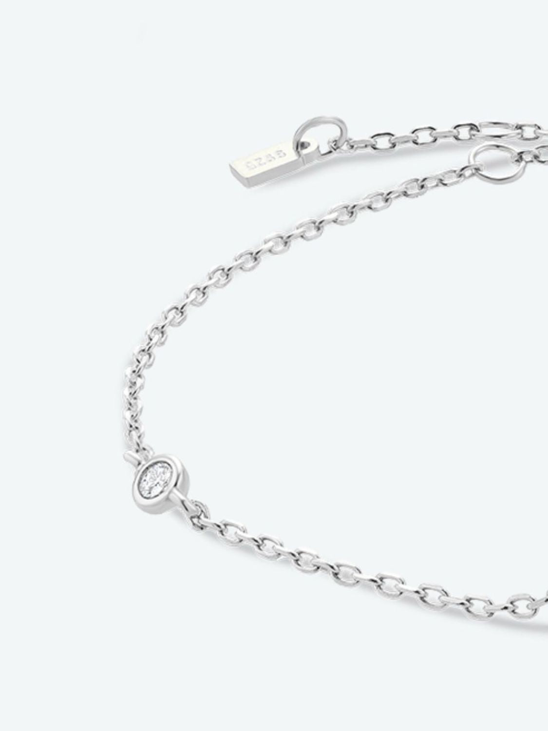 V To Z Zircon 925 Sterling Silver Bracelet - Women’s Jewelry - Bracelets - 24 - 2024