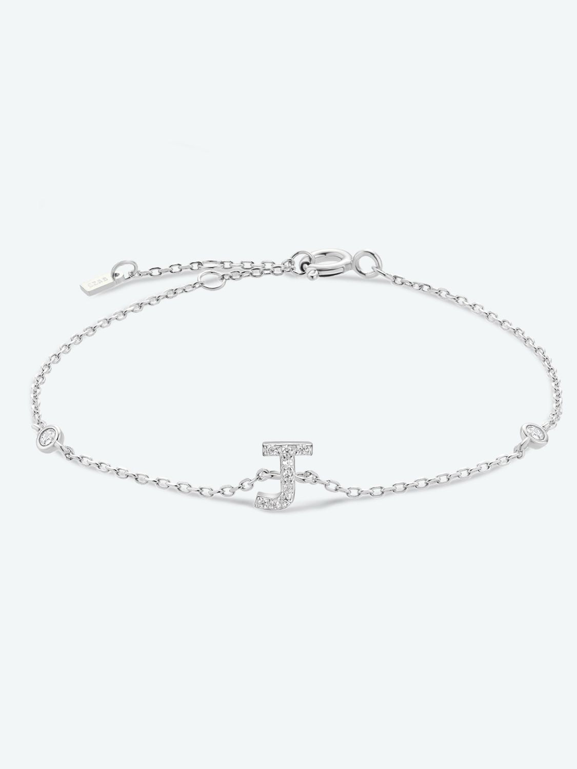 Zircon 925 Sterling Silver Bracelet - J-Silver / One Size - Women’s Jewelry - Bracelets - 22 - 2024
