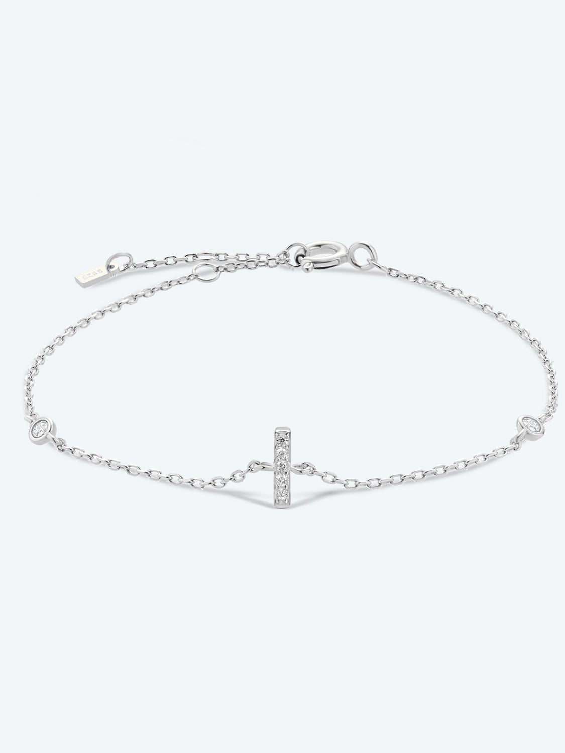 Zircon 925 Sterling Silver Bracelet - I-Silver / One Size - Women’s Jewelry - Bracelets - 16 - 2024