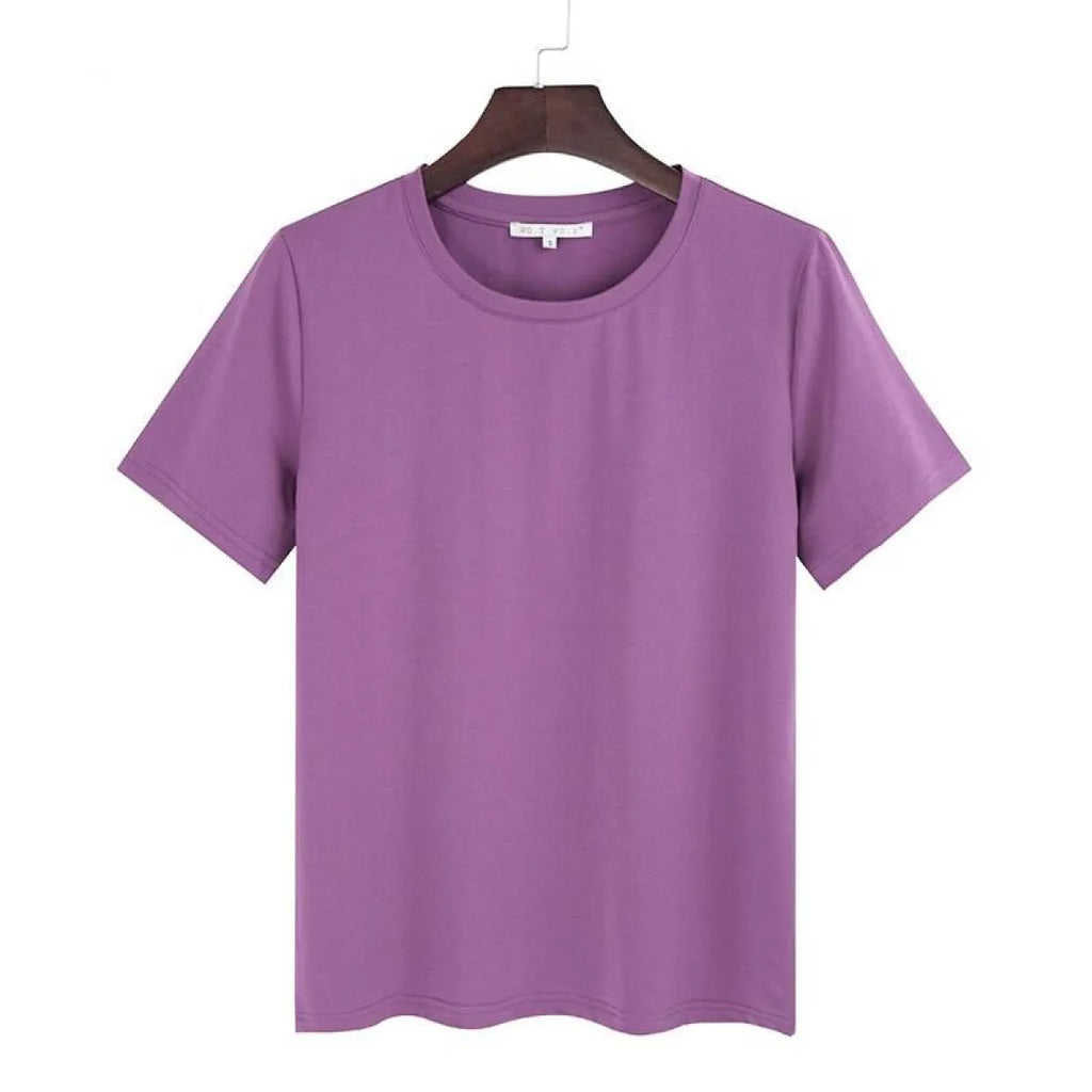 Women’s Loose Basic T - T-Shirts - 10