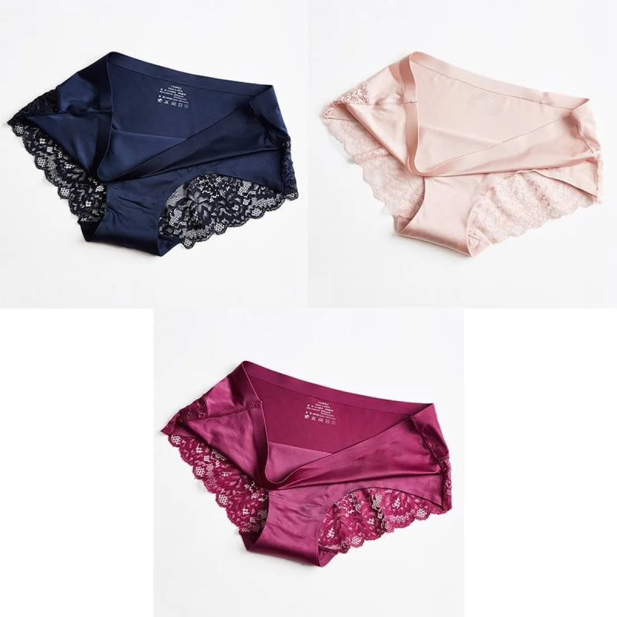 3 Seamless Panties With Lace - Women’s Clothing & Accessories - 13