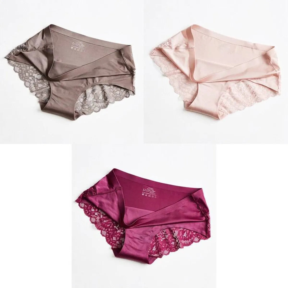 3 Seamless Panties With Lace - Women’s Clothing & Accessories - 14