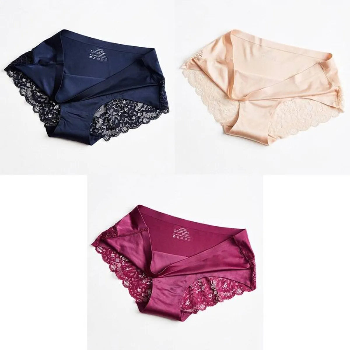 3 Seamless Panties With Lace - Women’s Clothing & Accessories - 30