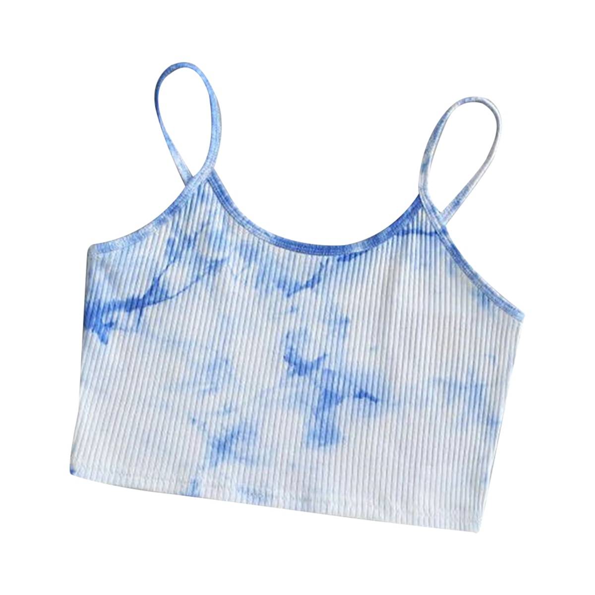 Tie-dye Tank Top - Blue - T-Shirts - Shirts & Tops - 15 - 2024