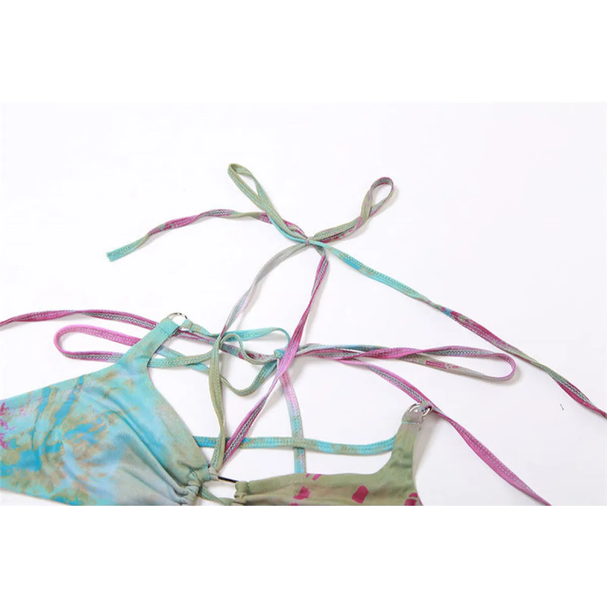 Tie-Dye Fairy Set – Butterfly Crop Top & Wrap Mini Skirt - Bottoms - Sets - 13