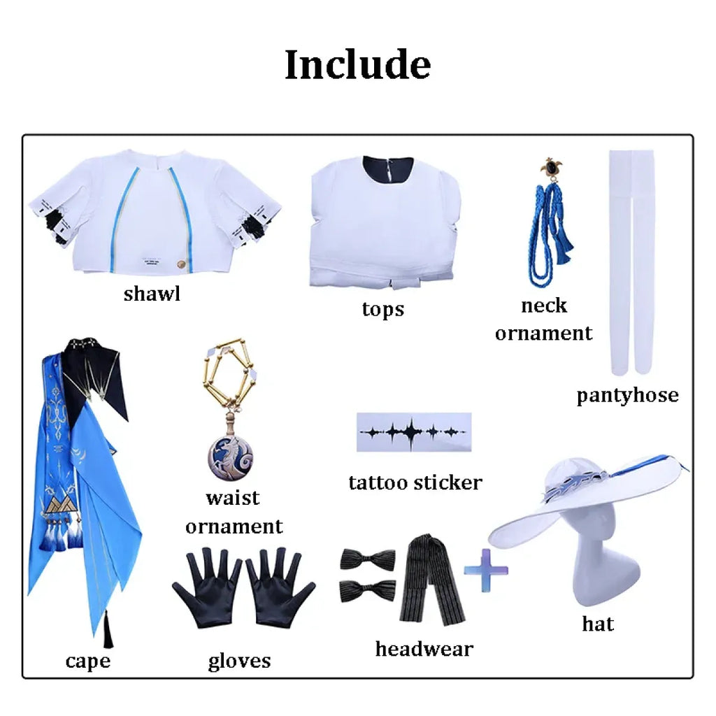 Phoebe Wuthering Waves Cosplay Costume Set - Cosplay - Cosplay - 5