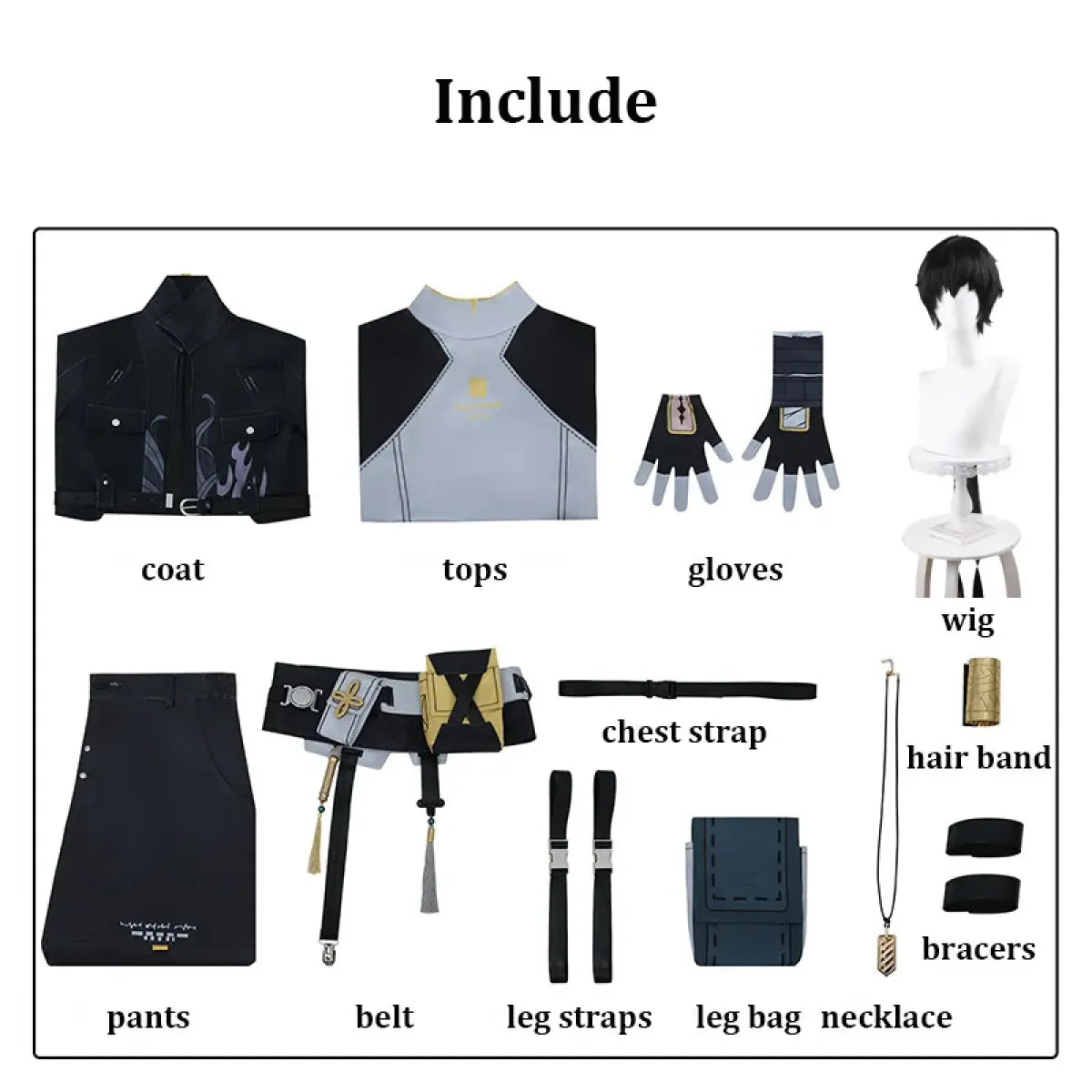 Rover Cosplay Costume Set – Wuthering Waves - Cosplay - Cosplay - 6