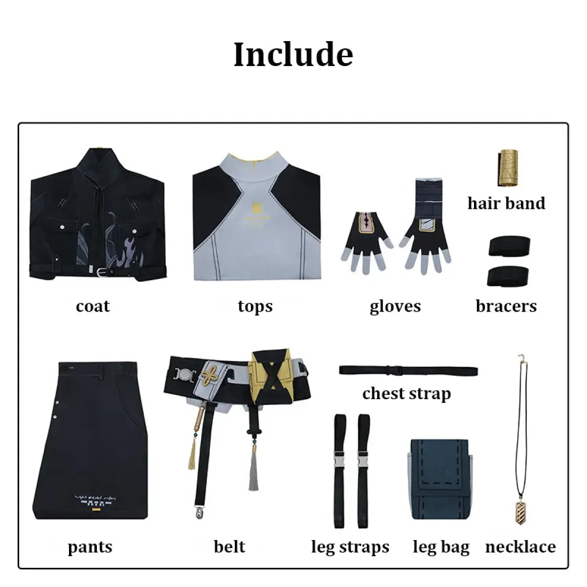 Rover Cosplay Costume Set – Wuthering Waves - Cosplay - Cosplay - 8