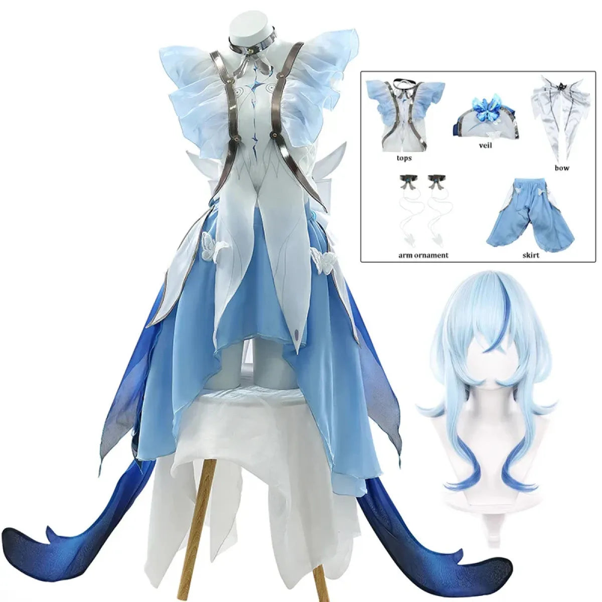 The Shorekeeper Wuthering Waves Cosplay Costume Set - Dresses - Cosplay - 1