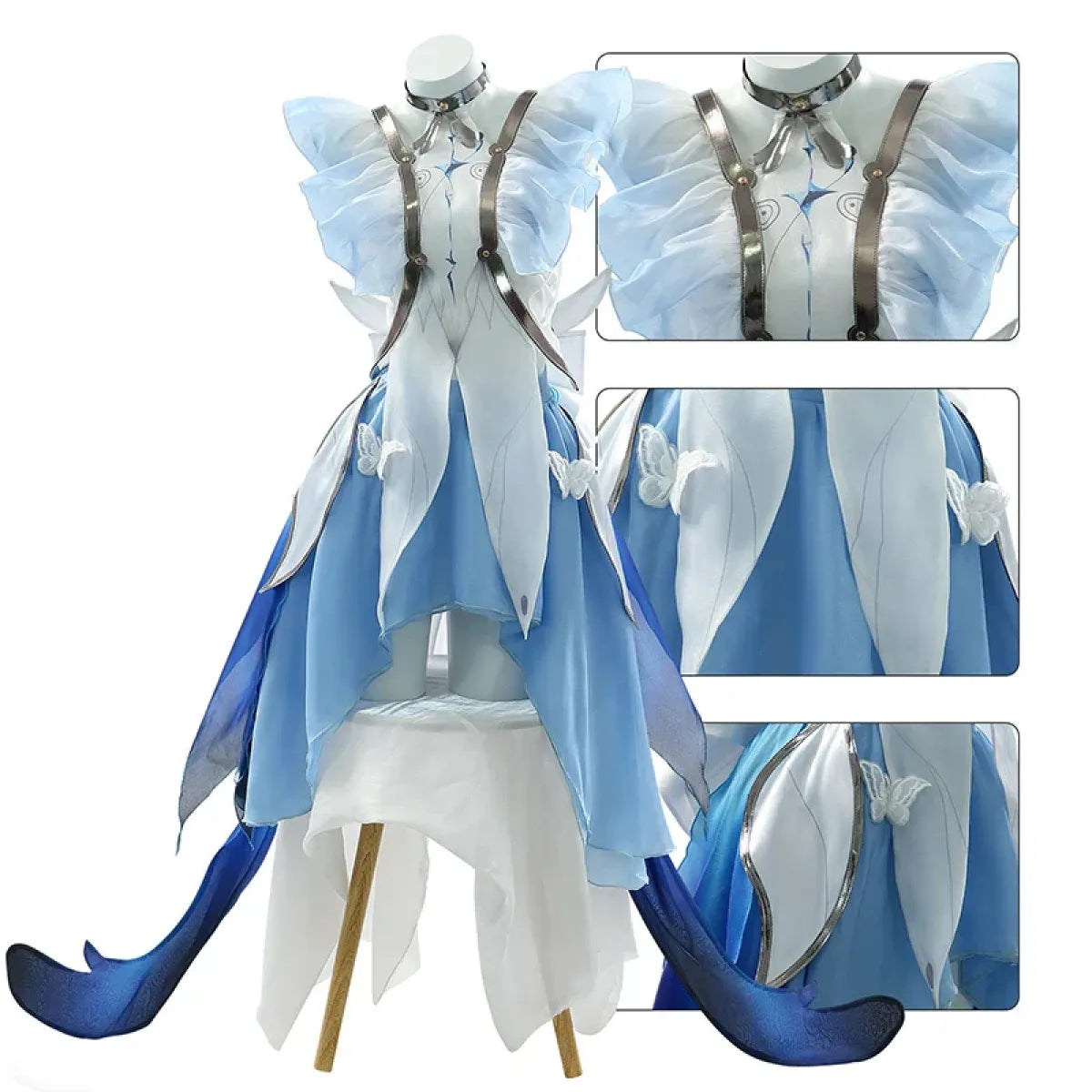 The Shorekeeper Wuthering Waves Cosplay Costume Set - Dresses - Cosplay - 3