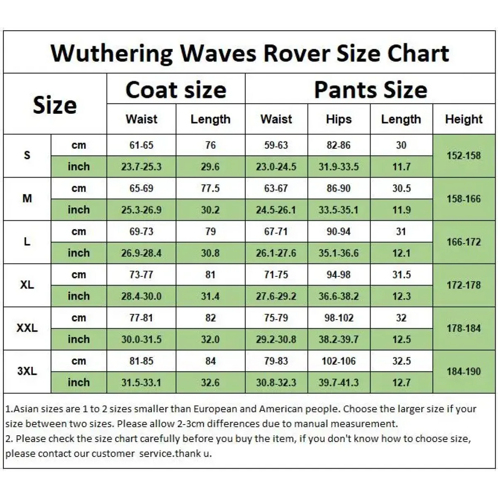 Wuthering Waves Rover Cosplay Costume – Full Set with Wig & Accessories - Anime - Cosplay - 6