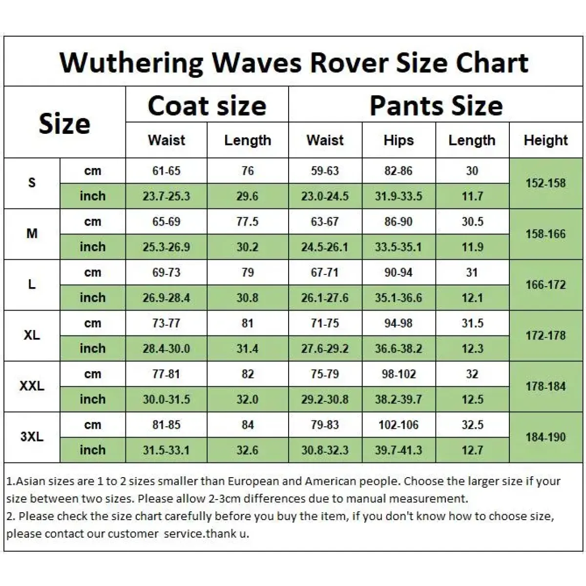 Wuthering Waves Rover Cosplay Costume – Full Set with Wig & Accessories - Anime - Cosplay - 6