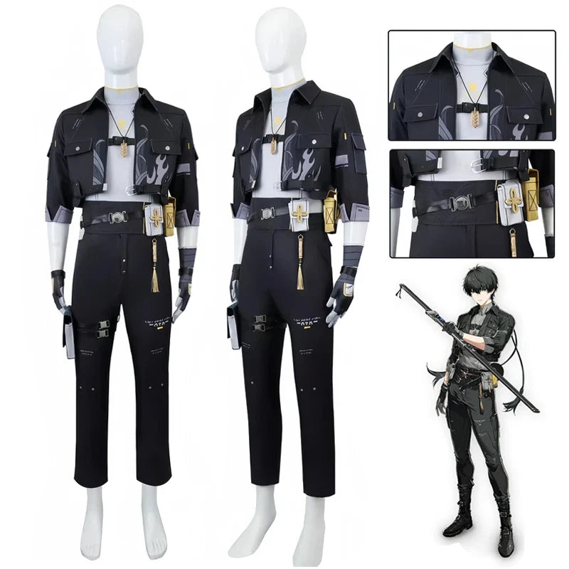 Wuthering Waves Rover Male Cosplay Costume – Full Set with Wig - Cosplay - Costumes - 2024 - 2 - Worldwide Shipping