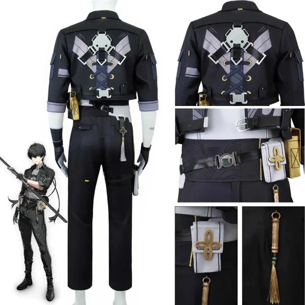 Wuthering Waves Rover Male Cosplay Costume – Full Set with Wig - Cosplay - Cosplay - 4