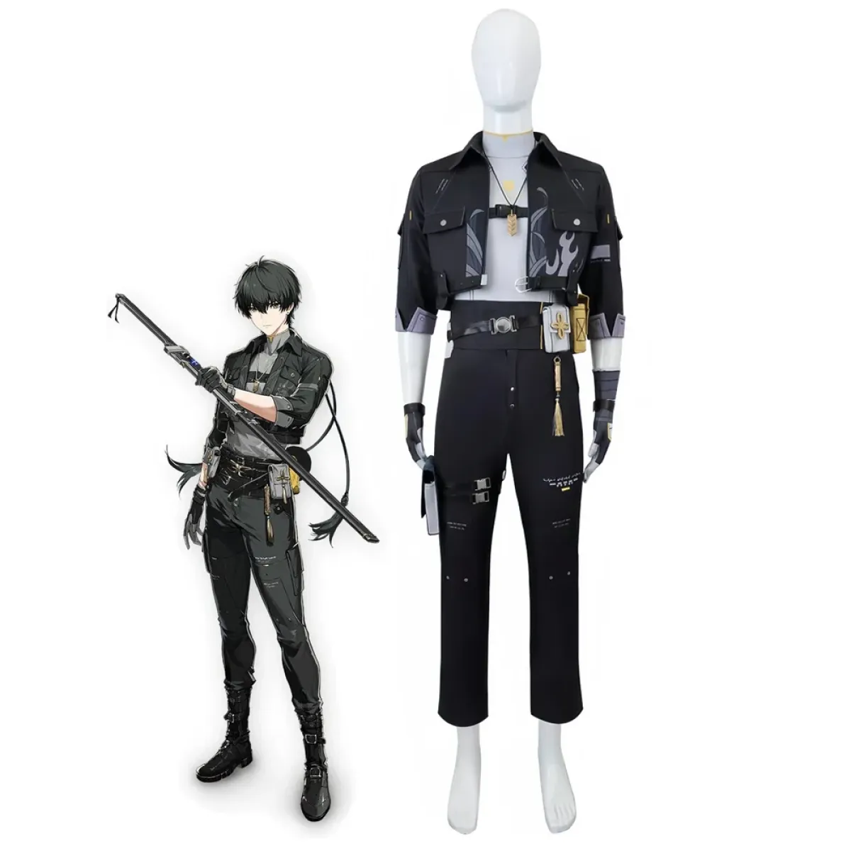 Wuthering Waves Rover Male Cosplay Costume – Full Set with Wig - Cosplay - Cosplay - 7