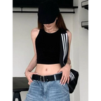 Y2K Backless Lace Up Crop Top - Women’s Clothing & Accessories - Tops - 2