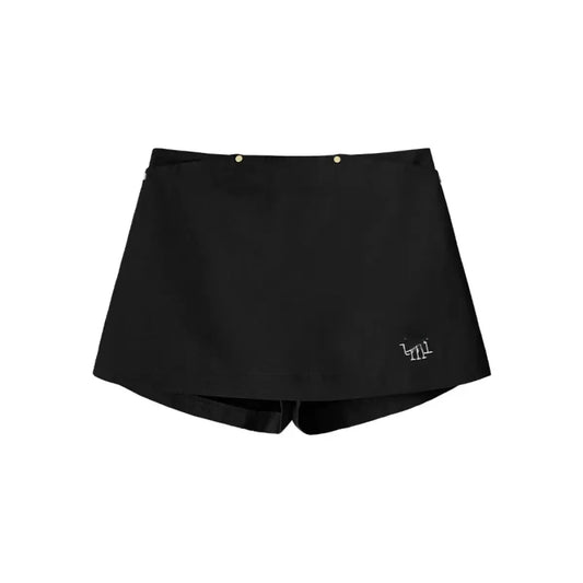 Y2K Bodycon Mini Skirt – Embroidered Detail - Bottoms - Other - Skirts - 7