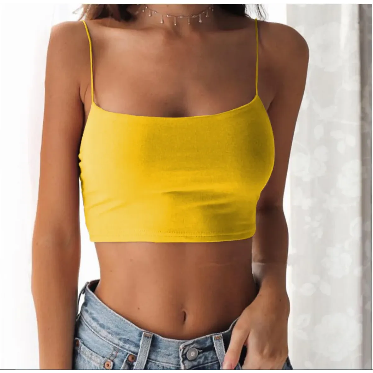 Y2K Corset-Style Crop Cami Top - Women’s Clothing & Accessories - Tank Top / Cami - 1