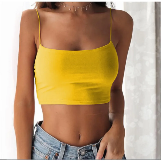 Y2K Corset-Style Crop Cami Top - Women’s Clothing & Accessories - Tank Top / Cami - 1