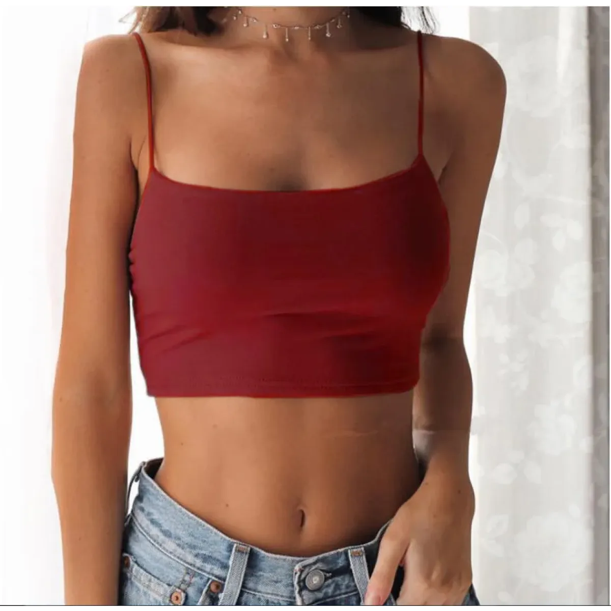 Y2K Corset-Style Crop Cami Top - Women’s Clothing & Accessories - Tank Top / Cami - 9