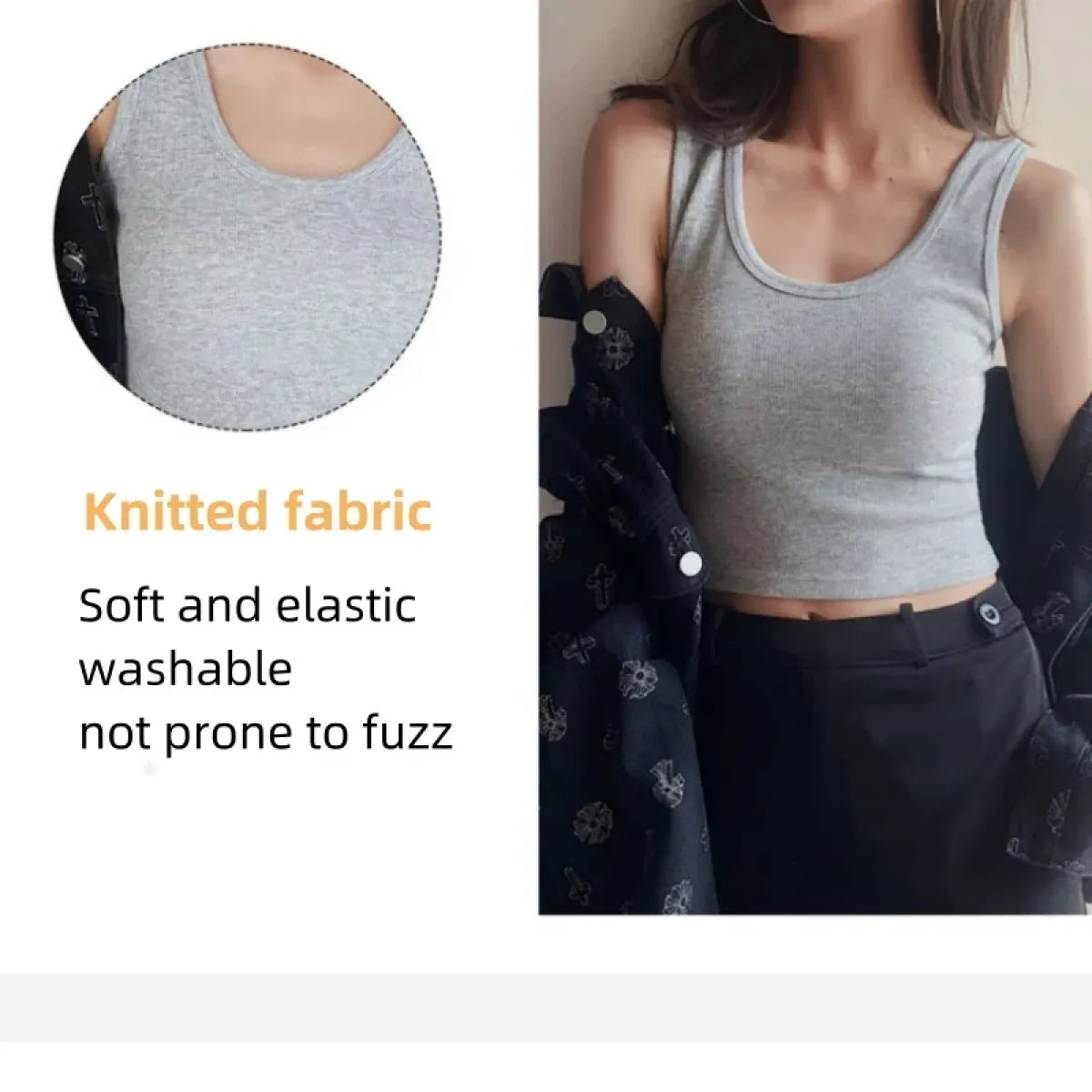 Y2K Ribbed Cropped Tank Top - Women’s Clothing & Accessories - Tank Top / Cami - 4