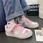 Y2K Pink Flat Fashion Sneakers for Women - Women’s Clothing & Accessories - 3