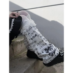 Harajuku Punk Print Leg Warmers – Y2K Gothic Cosplay Sleeves - Cosplay - Leg Sleeves - 4