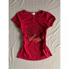 Y2K Graphic Tee – Vintage Retro Slim Fit Short Sleeve - T-Shirts - Short - Round - T-Shirts - 1