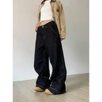 Y2K Grunge Oversized Denim Jeans - Bottoms - Women’s Jeans - 2
