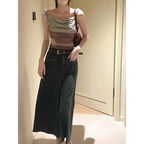 Y2K Halo Mesh Irregular Camisole Tank Top - Women’s Clothing & Accessories - Tank Top / Cami - 4