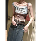 Y2K Halo Mesh Irregular Camisole Tank Top - Women’s Clothing & Accessories - Tank Top / Cami - 6