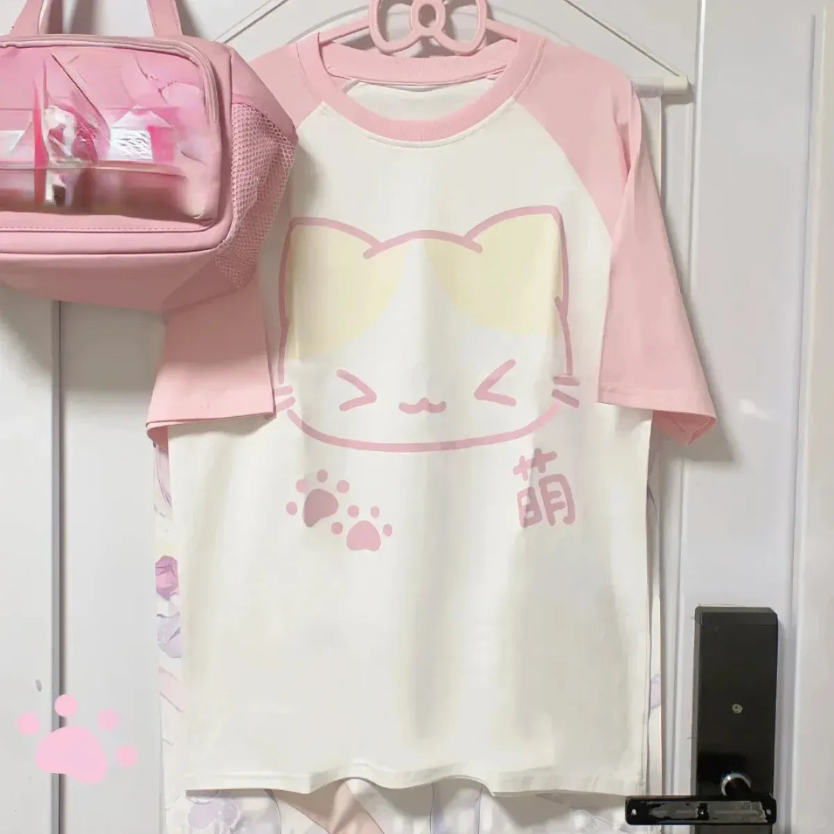Y2K Harajuku Cute Anime T-Shirt - T-Shirts - Short - Round - T-Shirt - 1