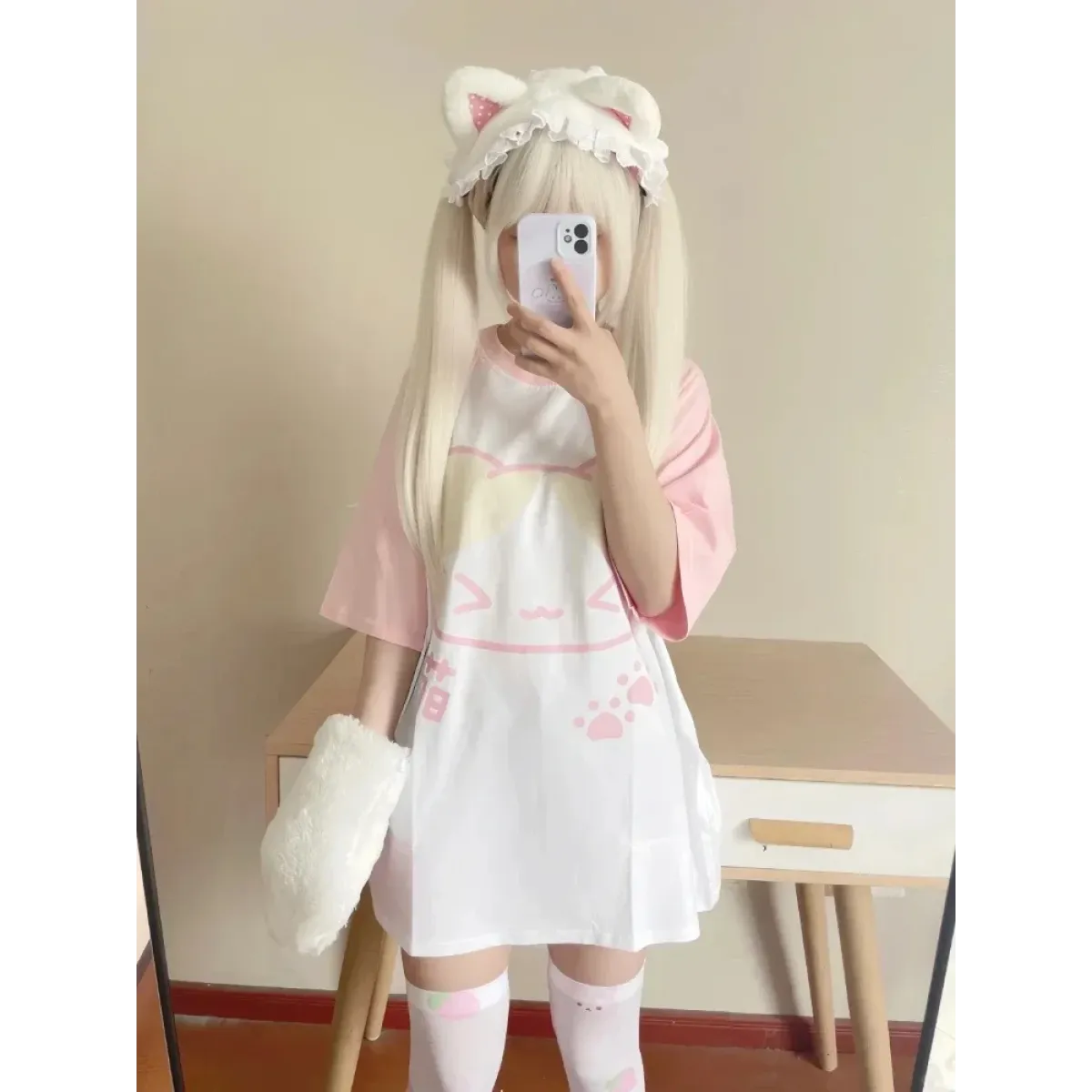 Y2K Harajuku Cute Anime T-Shirt - T-Shirts - Short - Round - T-Shirt - 2