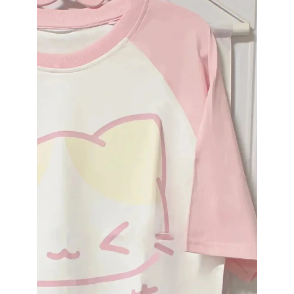 Y2K Harajuku Cute Anime T-Shirt - T-Shirts - Short - Round - T-Shirt - 5