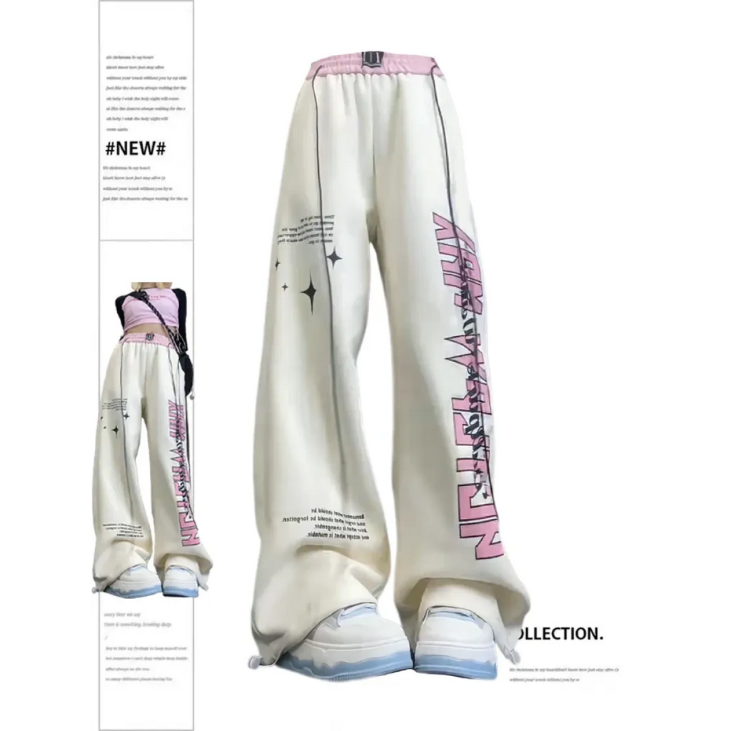 Harajuku Y2K Graphic Sweatpants - Bottoms - Women’s Pants - 1
