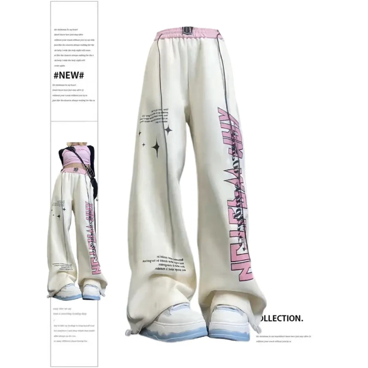 Harajuku Y2K Graphic Sweatpants - Bottoms - Women’s Pants - 4