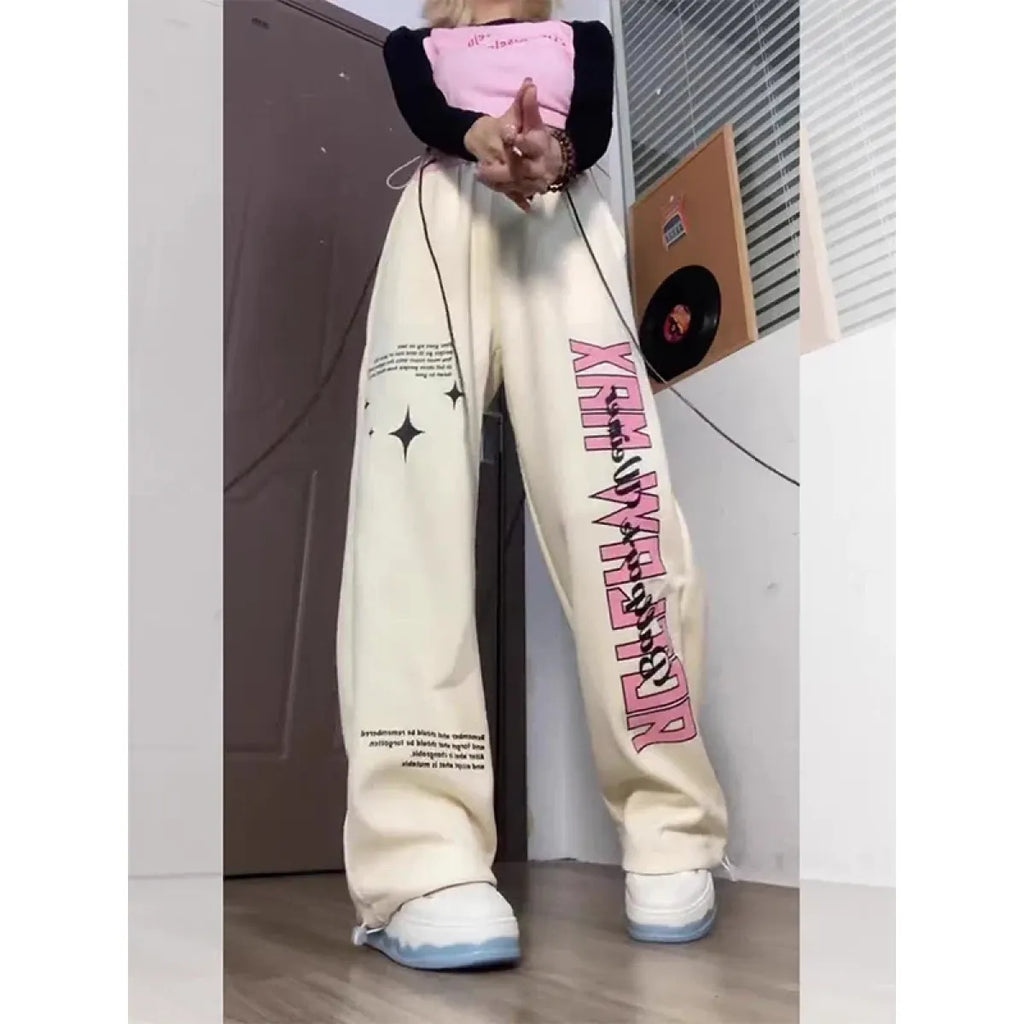 Harajuku Y2K Graphic Sweatpants - Bottoms - Women’s Pants - 6