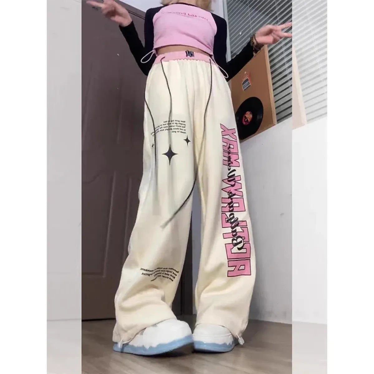 Harajuku Y2K Graphic Sweatpants - Bottoms - Women’s Pants - 8