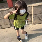 Loose Fit Cartoon Cat Tee – Y2K Harajuku Kawaii Summer T-Shirt - T-Shirts - Short - Crew - T-Shirts - 3