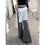 Harajuku Lace Irregular Skirt - Bottoms - Skirts - 2