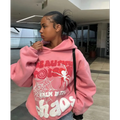 Y2K Harajuku Letter Print Hoodie Set: Hip Hop Streetwear - Hoodies & Sweatshirts - 1