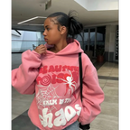 Y2K Harajuku Letter Print Hoodie Set: Hip Hop Streetwear - Hoodies & Sweatshirts - 1