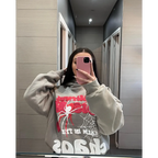 Y2K Harajuku Letter Print Hoodie Set: Hip Hop Streetwear - Hoodies & Sweatshirts - 4