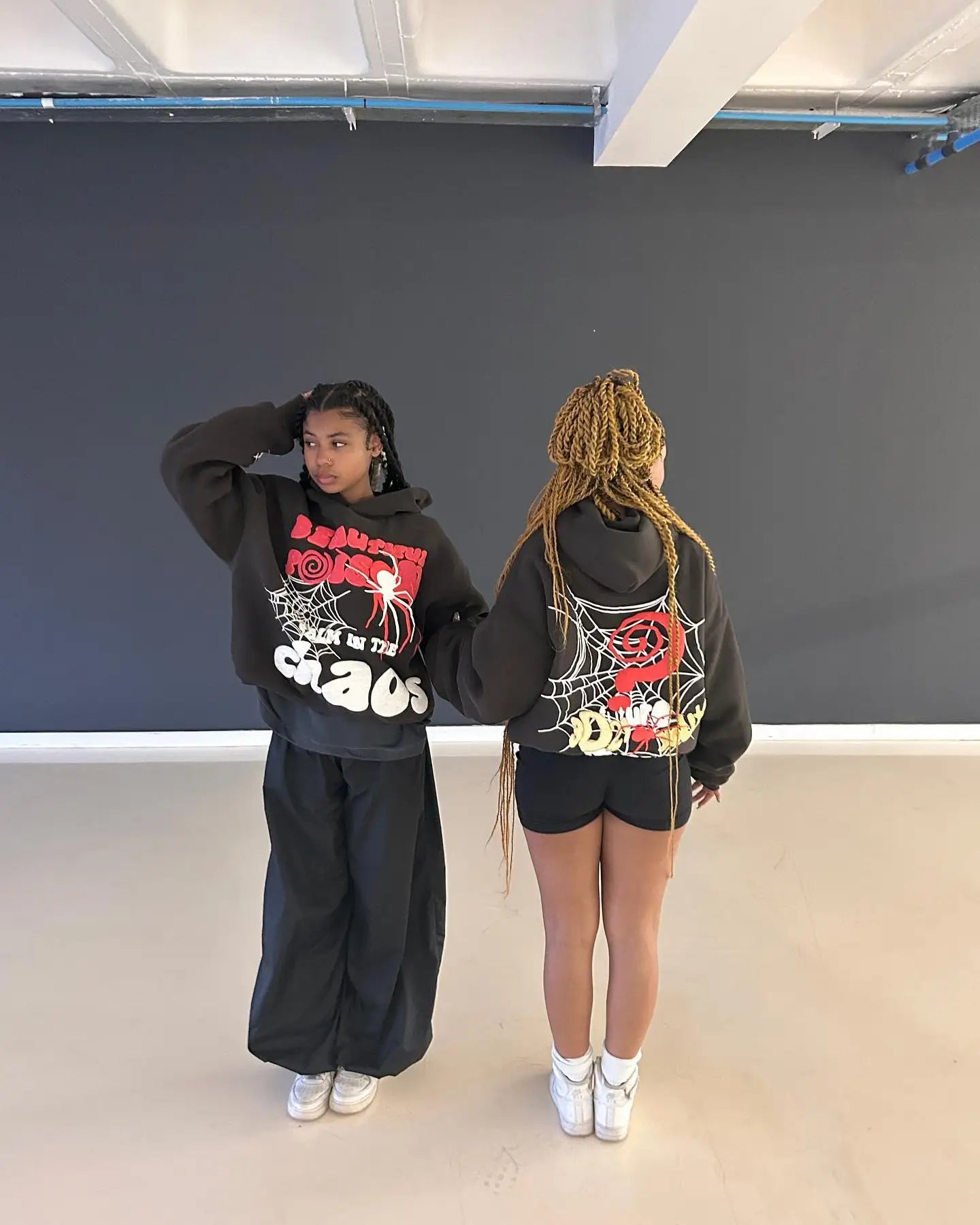 Y2K Harajuku Letter Print Hoodie Set: Hip Hop Streetwear - Hoodies & Sweatshirts - Shirts & Tops - 5 - 2024