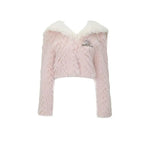 Kawaii Faux Fur Coat & Mini Skirt Set – Y2K Harajuku Outfit - Bottoms - Long - Shirt - Clothing Sets - 6