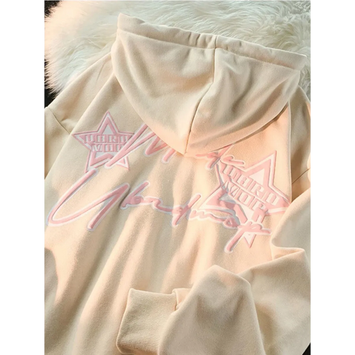 Y2K Harajuku Patchwork Zip Hoodie - Hoodies & Sweatshirts - Women Hoodies - 2